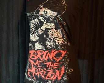 Bring me the horizon ladies handmade heavy metal band shirt tank top tshirt