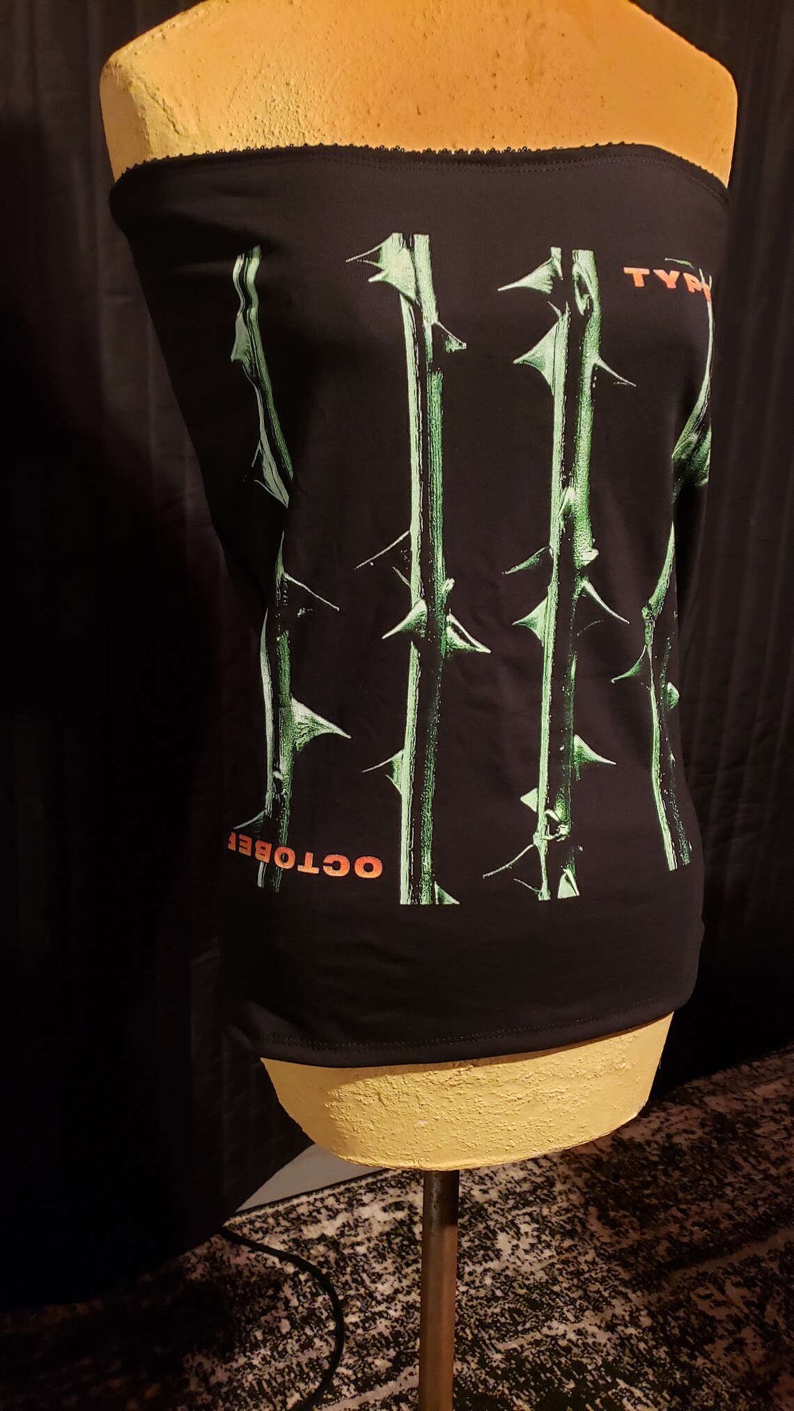 Type O Negative October Rust Ladies Handmade Heavy Metal Band Shirt ...