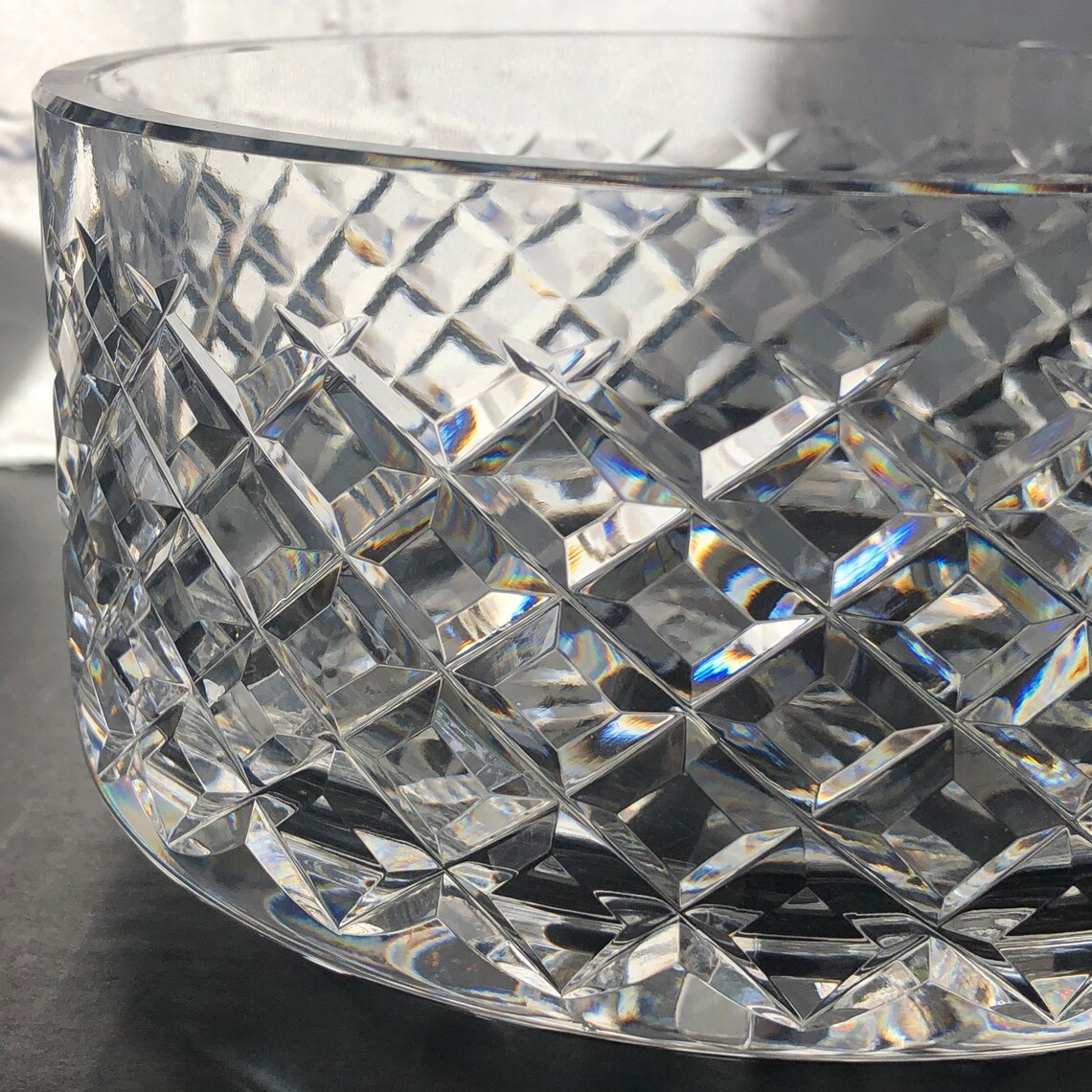 Waterford Alana Pattern Crystal Bowl Etsy