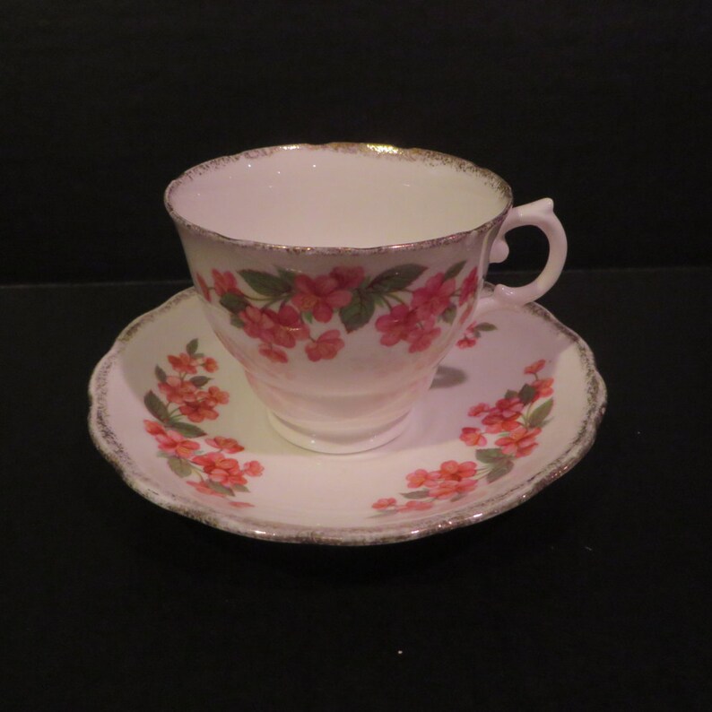 Royal Malvern English Bone China Made in England Tea Cup and Saucer
