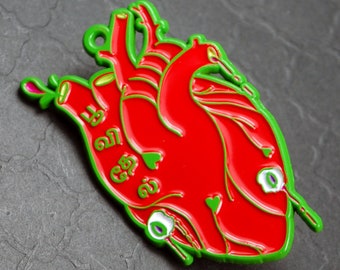 Some Bodies Anatomical Heart Gurokawaii Enamel Pin