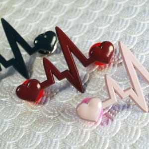 Existence is Futile Heartbeat Pin and Hairpins