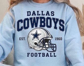 Dallas Cowboys Shirt, Cowboys Football Tee, Football Fan Gift, Game Day T Shirt, Cowboys Sweatshirt, Vintage Football Apparel