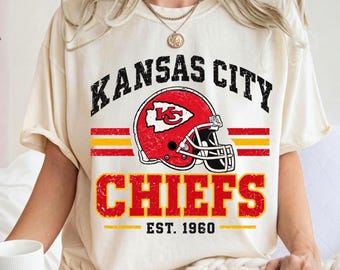 Kansas City Football Shirt, Kansas City Chiefs Sweatshirt, KC Football Tee, Game Day Shirt, Football Fan Gift, Kansas City Apparel