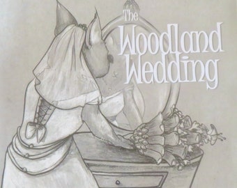 Woodland Wedding - Squirrel Wedding Art Book