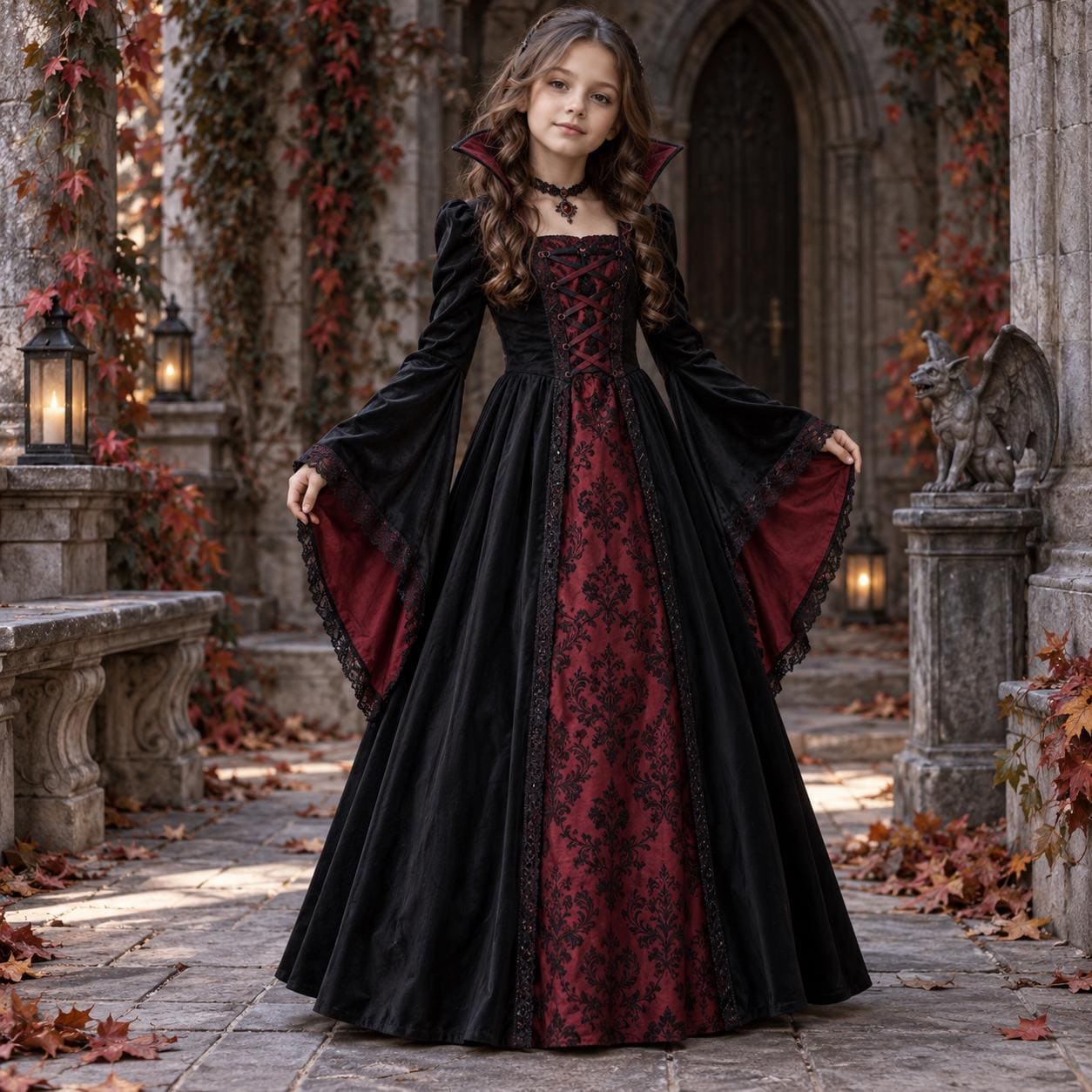 formal vampire dress Gothic campaign:the-escape-edit