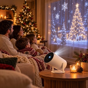 Halloween Window Projector Kit, Animated Ghost Screen, HD Android Projector with Bluetooth Remote