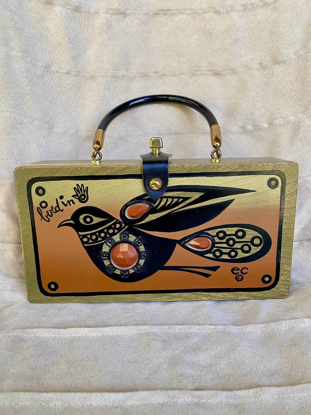 Enid Collins Wood Purse - Etsy