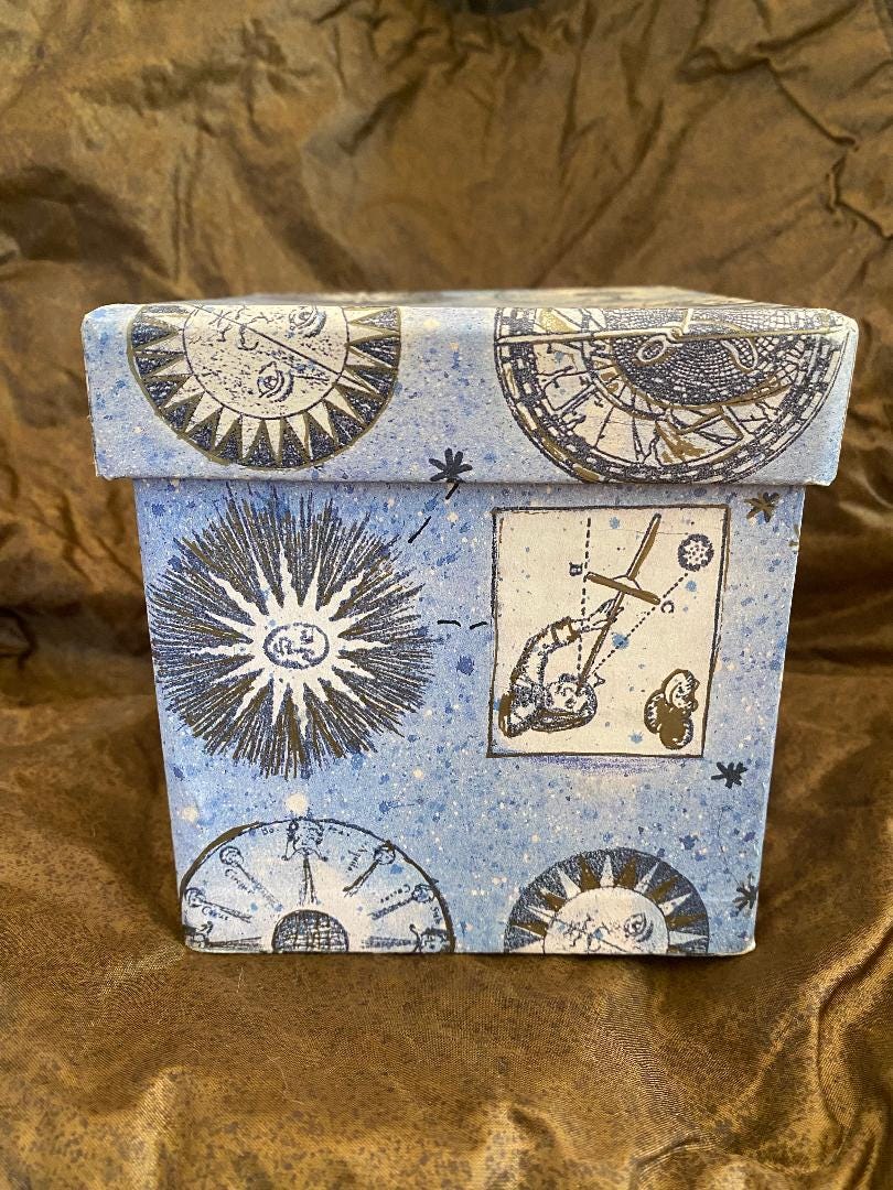 Vintage Sun Moon Star Boxes - Etsy