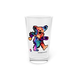 Grateful Dead Dancing Bear Pint Glasdesign 2 - Muir Beach Syratest