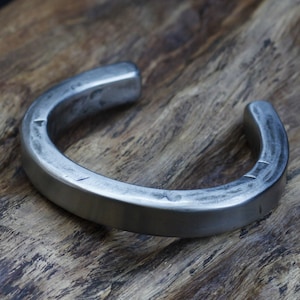 13mmx 10mm wide and thick, Heavy Titanium cuff bracelet, Hammered rustic rough style bracelet, Solid Grade 2 Titanium, Men&#39;s titanium Bangle