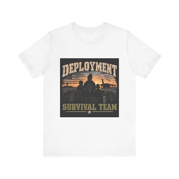 Deployment Survival Team Tee | Military Sunset Silhouette