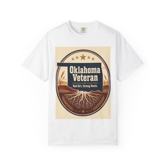 Oklahoma Veteran Roots T-shirt | Red Dirt, Strong Roots