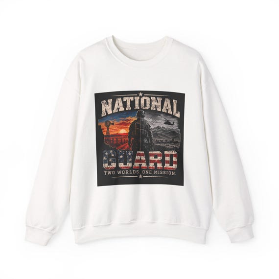 National Guard Graphic Sweatshirt | Two Worlds One Mission