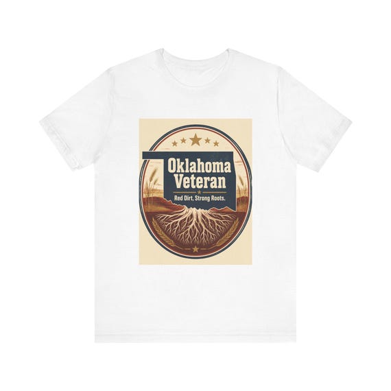 Oklahoma Veteran T-Shirt | Red Dirt Strong Roots Tee