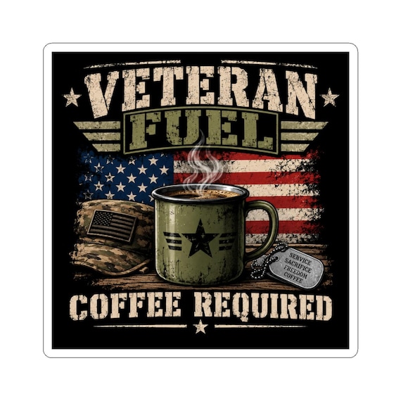 Veteran Fuel Coffee Required Sticker