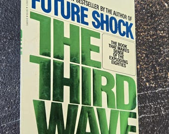 Vintage Paperback 1981 Future Shock The Third Wave by Alvin Toffler