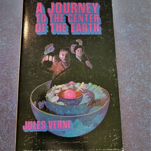 Vintage Paperback A Journey to the Center of the Earth by Jules Verne