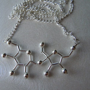 Biolojewelry - Sugar Molecule Science Chemistry Biology Necklace