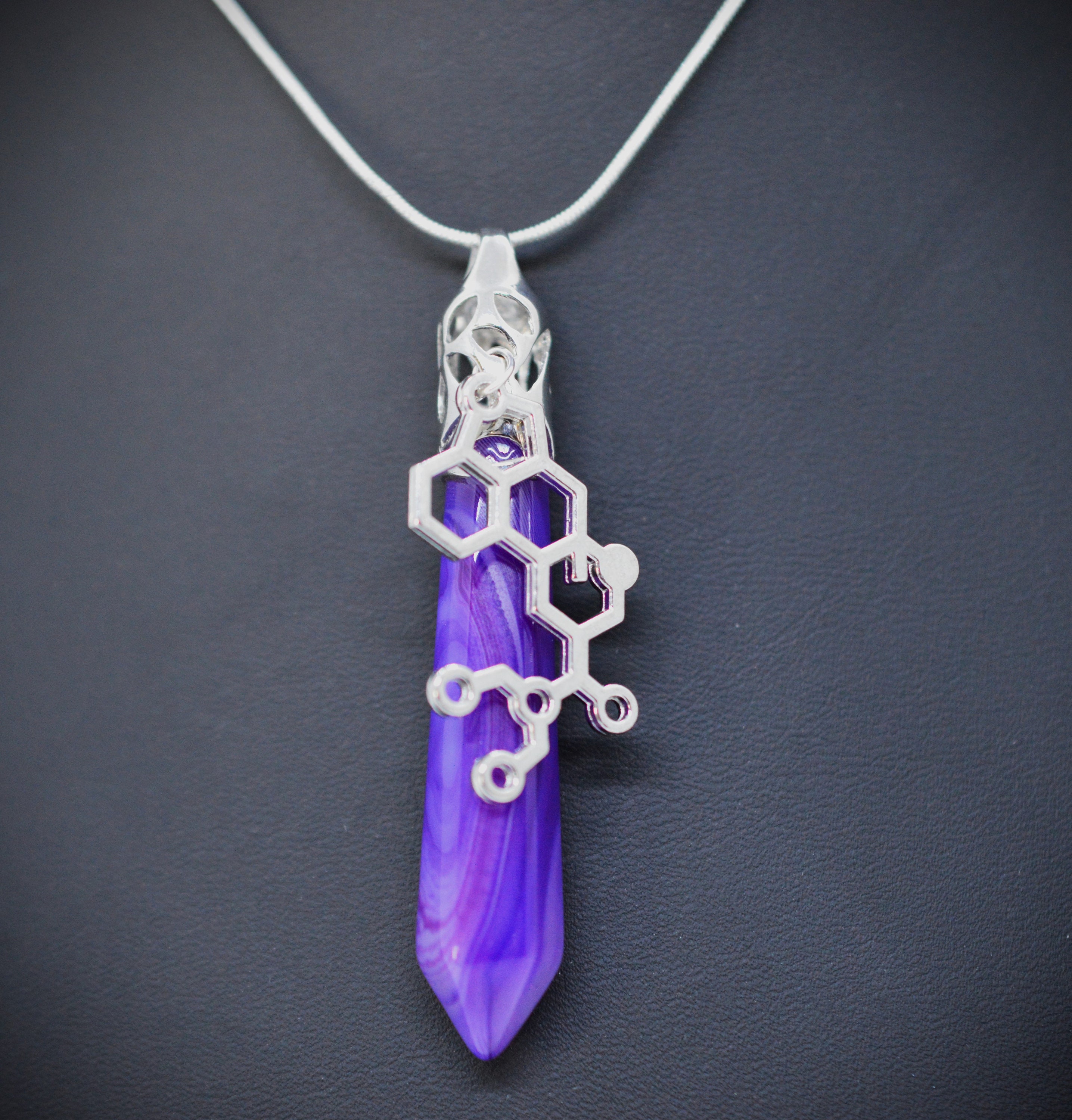 Mdma Molecule Necklace - Etsy