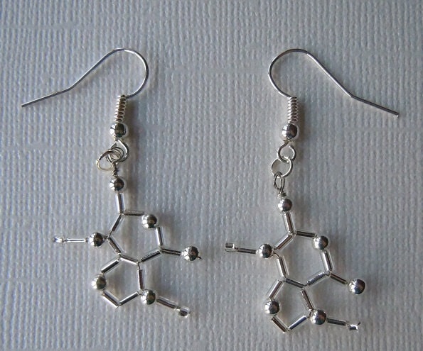 CENWA Mitocondri Orecchini Biologia Orecchini Scienza Insegnante Regalo Biologia Gioielli, 1*2cm, Acciaio inossidabile