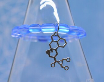 Biolojewelry -Mermaid Glass LSD Mezmorizing Molecule Bracelet