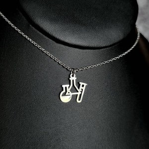 Stainless Silver Lab Pendant Chain main image 0
