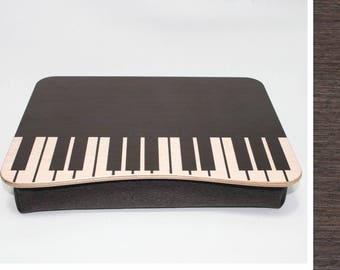 Pillow Tray / Wooden Laptop Bed Tray / iPad Table / Breakfast Tray /  Laptop Stand Piano