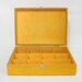 Yellow Wooden Tea Box / 12 Compartments Box / Keepsake Box / | Etsy