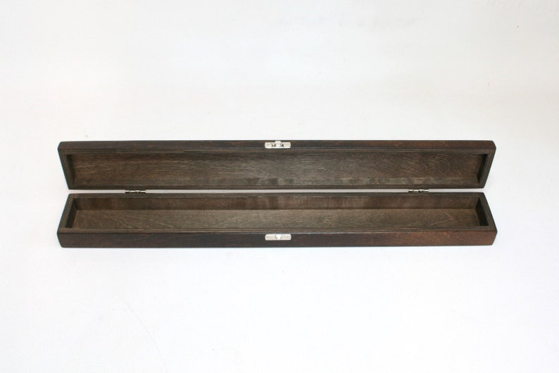 Knife Storage Box / Dark Brown / 15.35 X 2.16 X 1.57 Inch Etsy