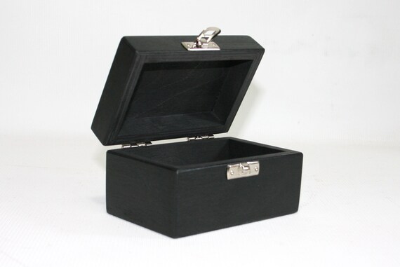 small black wooden box