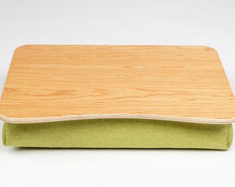 Wood Laptop Bed Tray / iPad Table / Cherry Pillow Tray / Serving Tray / Breakfast Tray / Laptop Stand Cherry