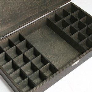 Rings Storage Box / 31 Compartments Box / Personalized