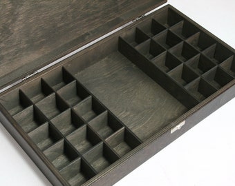 Rings Storage Box / 31 Compartments Box / Personalized