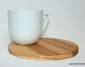 Round Wooden Mug Coaster