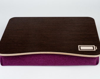 Wood Pillow Tray / Laptop Bed Tray / iPad Table / Breakfast Tray / Laptop Stand with Fully Charged Theme / Custom Themes Available