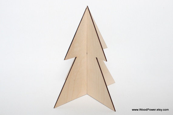 Albero Di Natale In Legno Ad Incastro.Ad Incastro In Piedi In Legno Dell Albero Di Natale Etsy