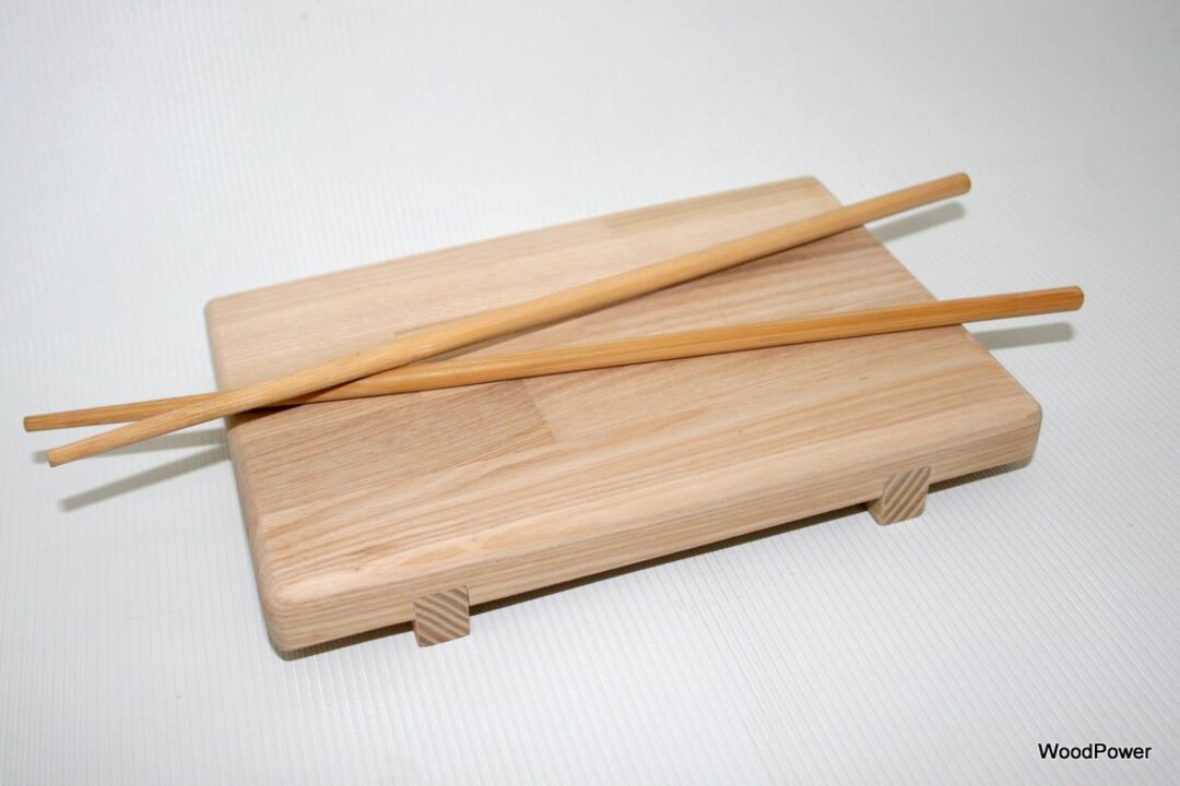 Wooden Sushi Plate Etsy