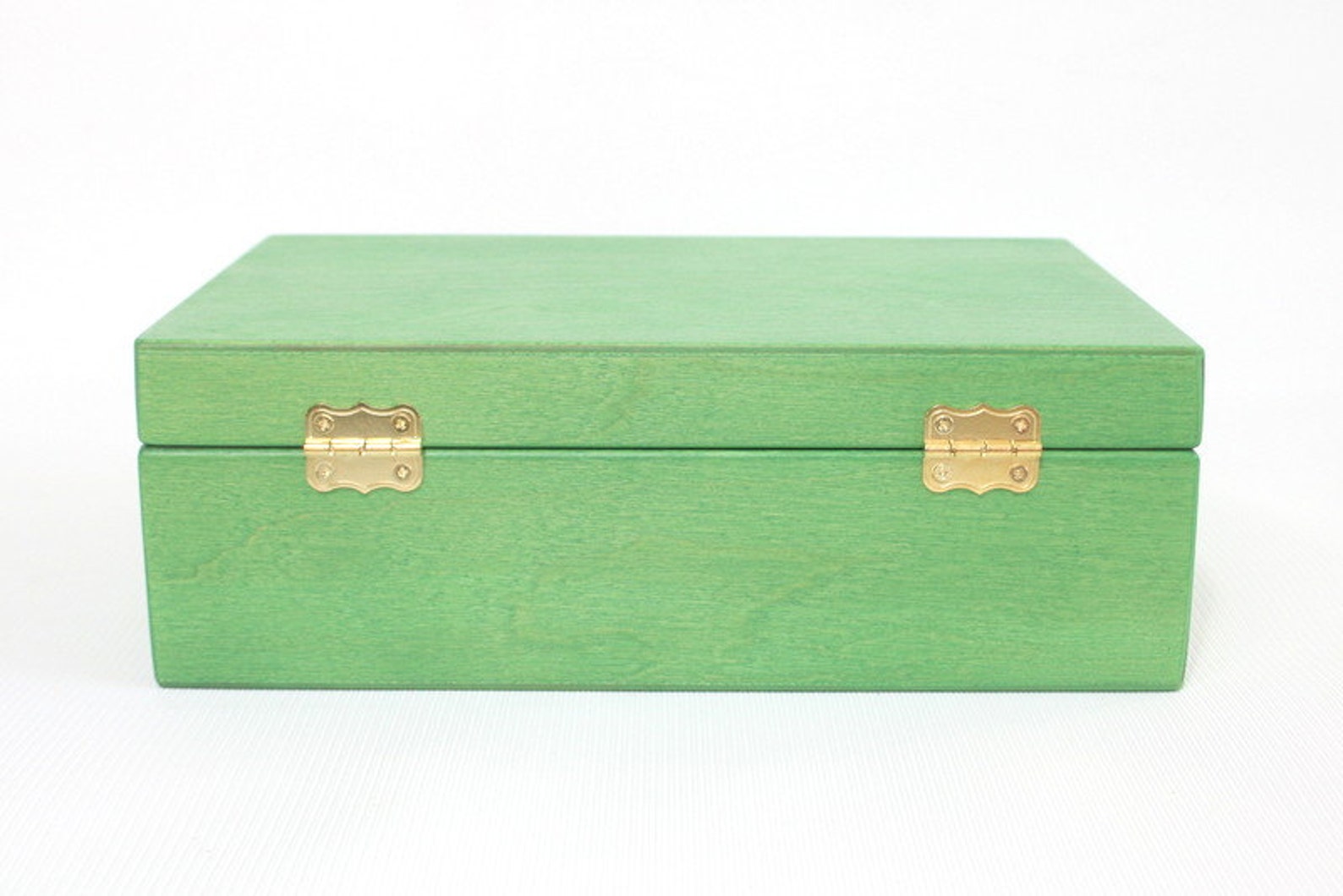 Wooden Tea Box / 6 Compartments Box / Wooden Keepsake Box / Etsy
