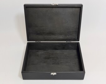 Small black 2024 wooden box