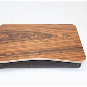 Wood Laptop Bed Tray / Rosewood iPad Table / Pillow Tray / Breakfast Tray / Serving Tray / Laptop Stand Rosewood
