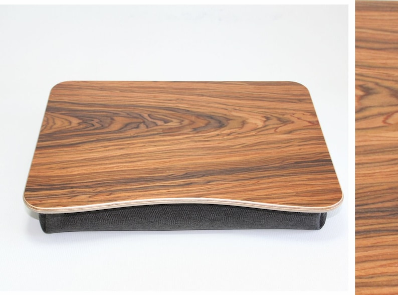 Wood Laptop Bed Tray / Rosewood Ipad Table / Pillow Tray / Etsy