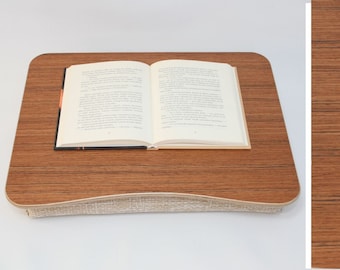 Teak Laptop Bed Tray: Wooden Pillow Desk, iPad Table