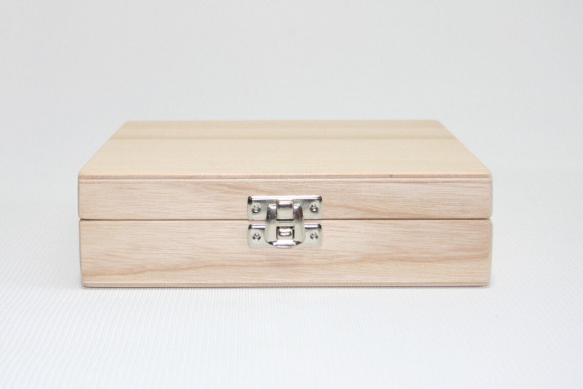 Wooden CD Box / Keepsake Box / CD Gift Box / CD Storage Box / | Etsy