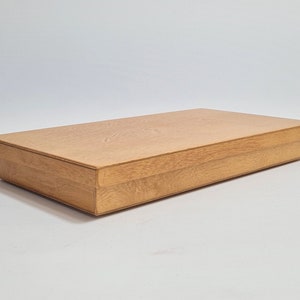 Put on Lid Box / Light Brown Box / 12.8 x 6.30 x 1.57 inch