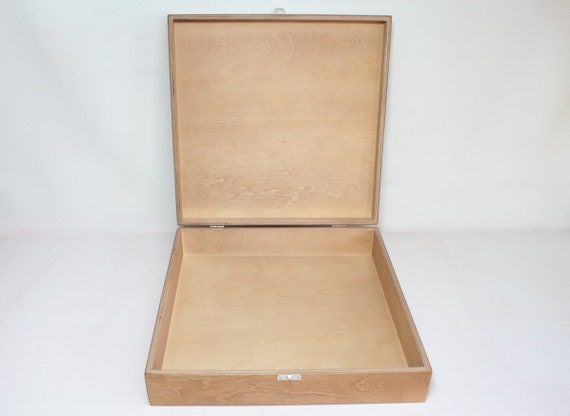 Caja de almacenamiento para álbumes / Caja marrón claro 33 x 33 x 2,95  pulgadas -  México
