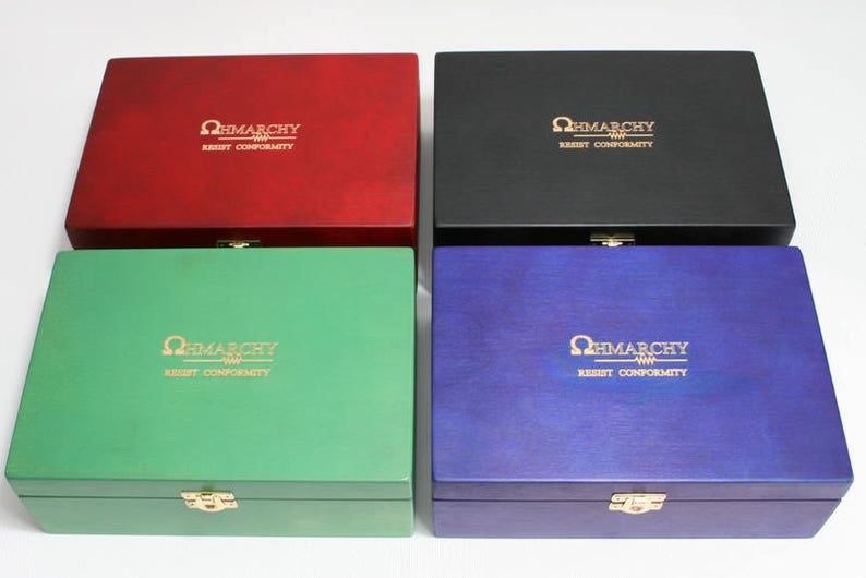 Wooden A4 Size Box / Dark Red Wooden Box / A4 Size Storage Box Etsy