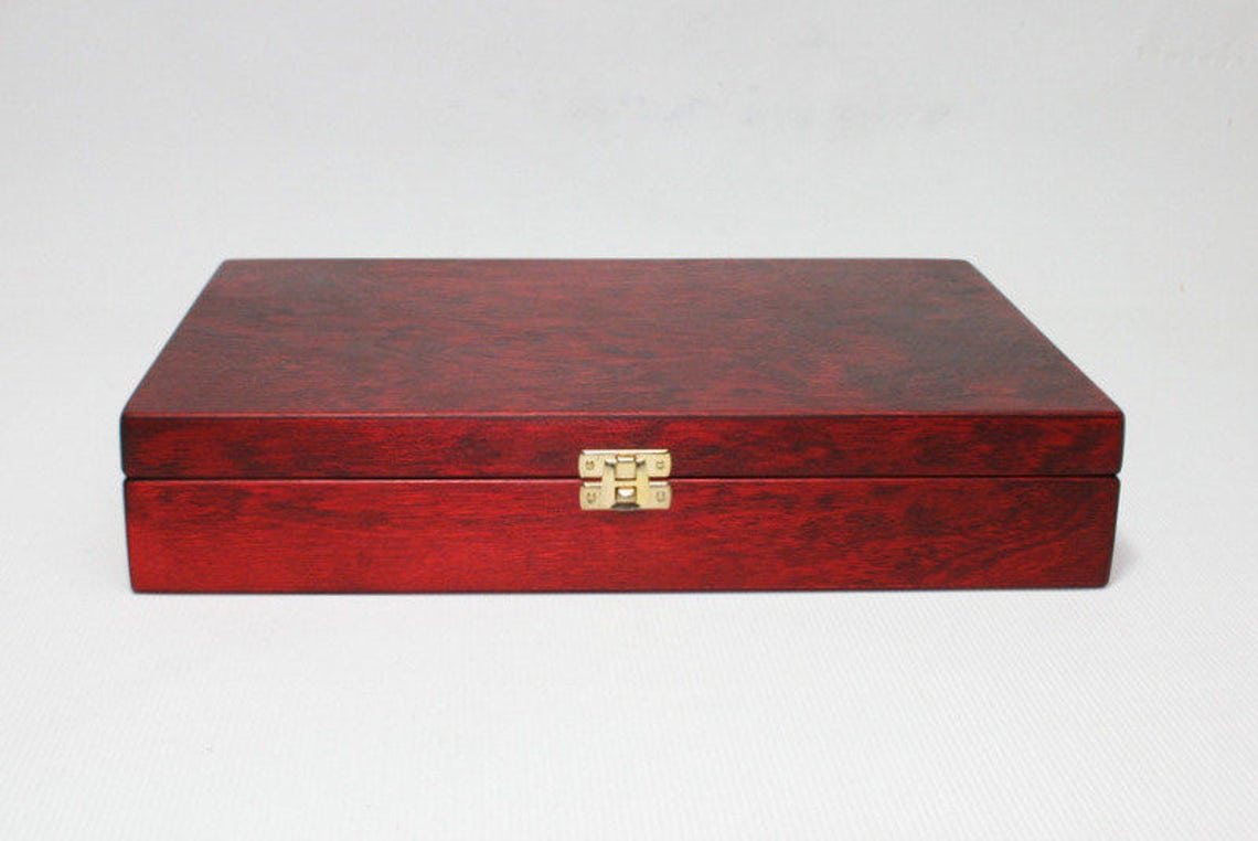 Collection Storage Box / 48 Compartment Box / Red Collection Etsy