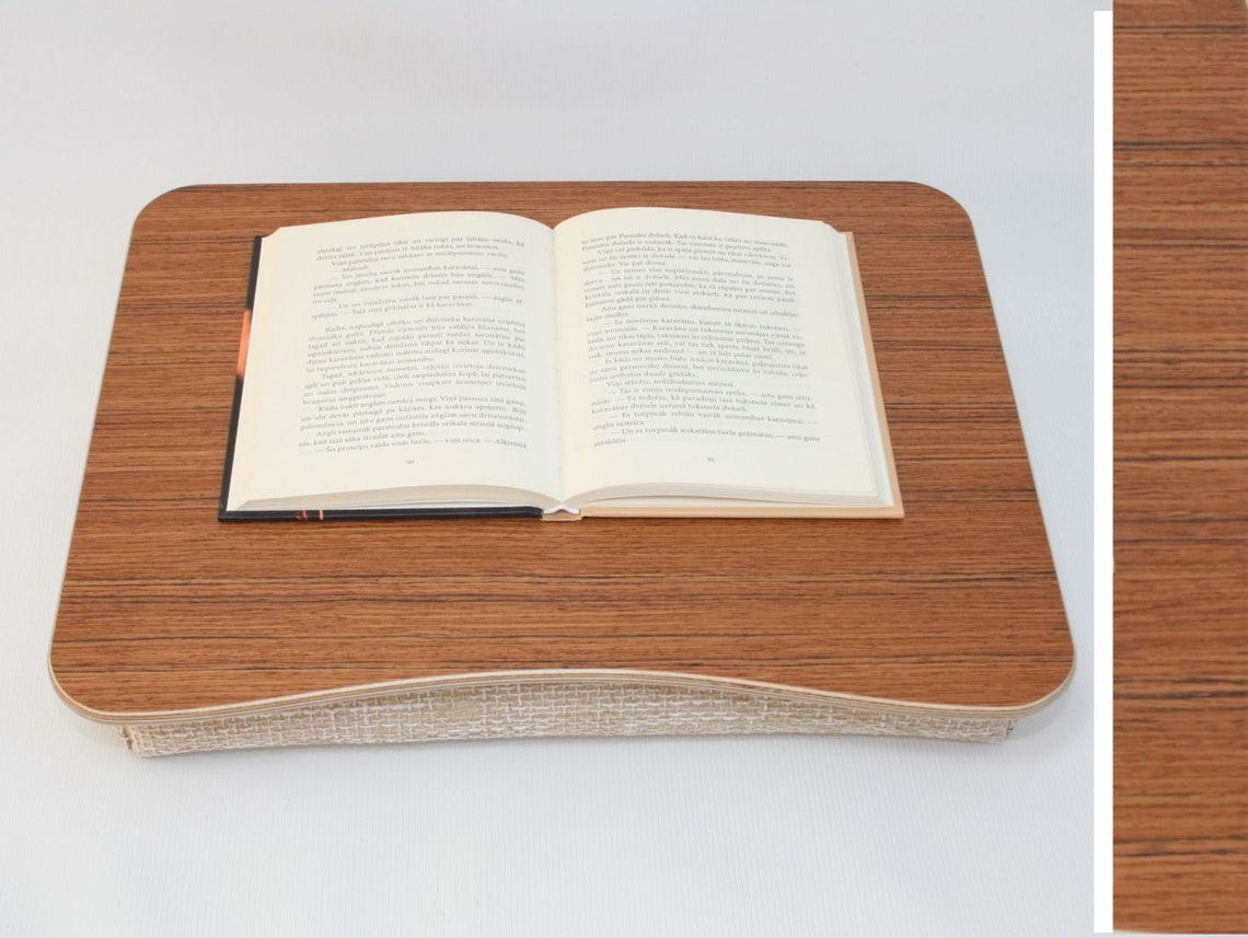 Pillow Tray / Serving Tray / Wood Laptop Bed Tray / Teak Ipad Etsy