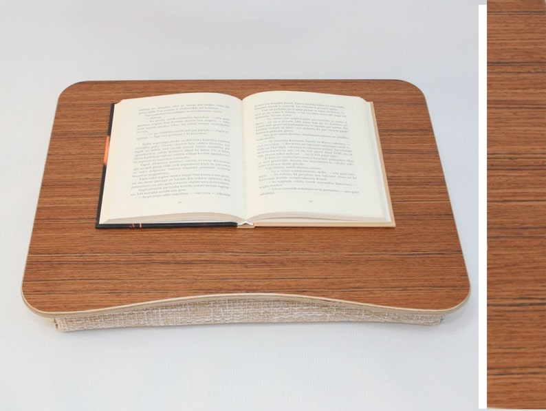 Pillow Tray / Serving Tray / Wood Laptop Bed Tray / Teak Ipad Etsy